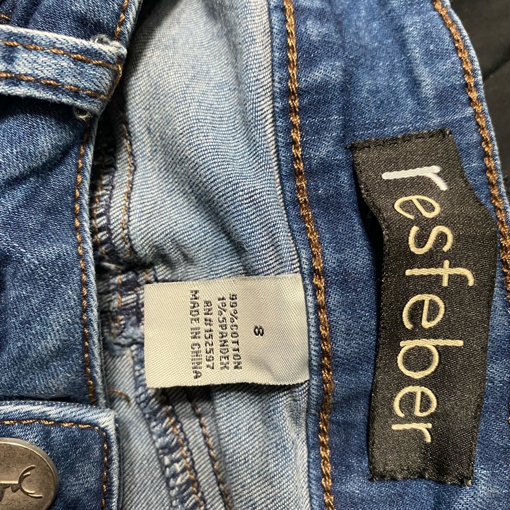 Distressed Blue Jeans - Picture 2 of 2